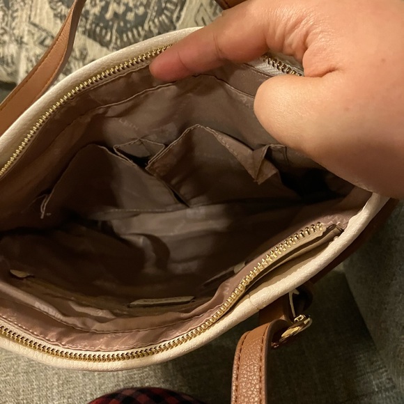 Anne Klein Metallic Canvas Purse - Picture 3 of 7